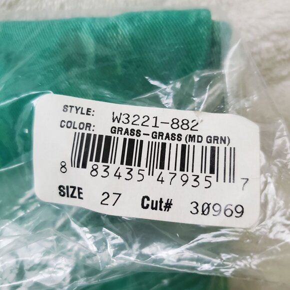 Goldsign Glam boyfriend ankle Bleached Green 5 pockets denim Jeans Size 27 NWOT - Picture 13 of 14